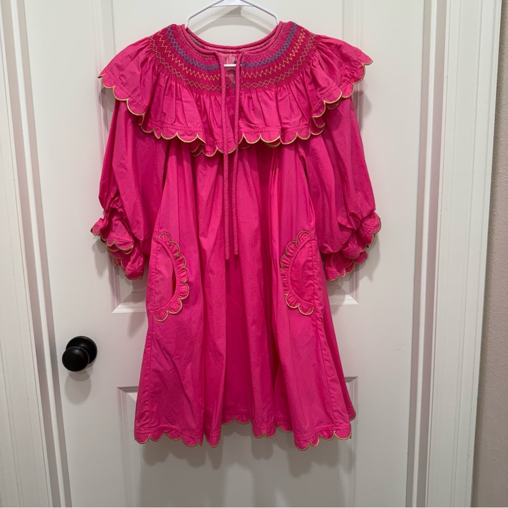 NWT! CeliaB Celia B Fiji Fuschia Hot Pink Mini Dress Size XS! - Picture 2 of 8